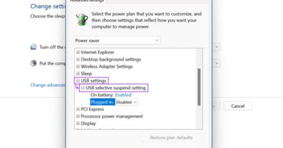 How Do I Turn off Usb Selective Suspend in Windows 10?