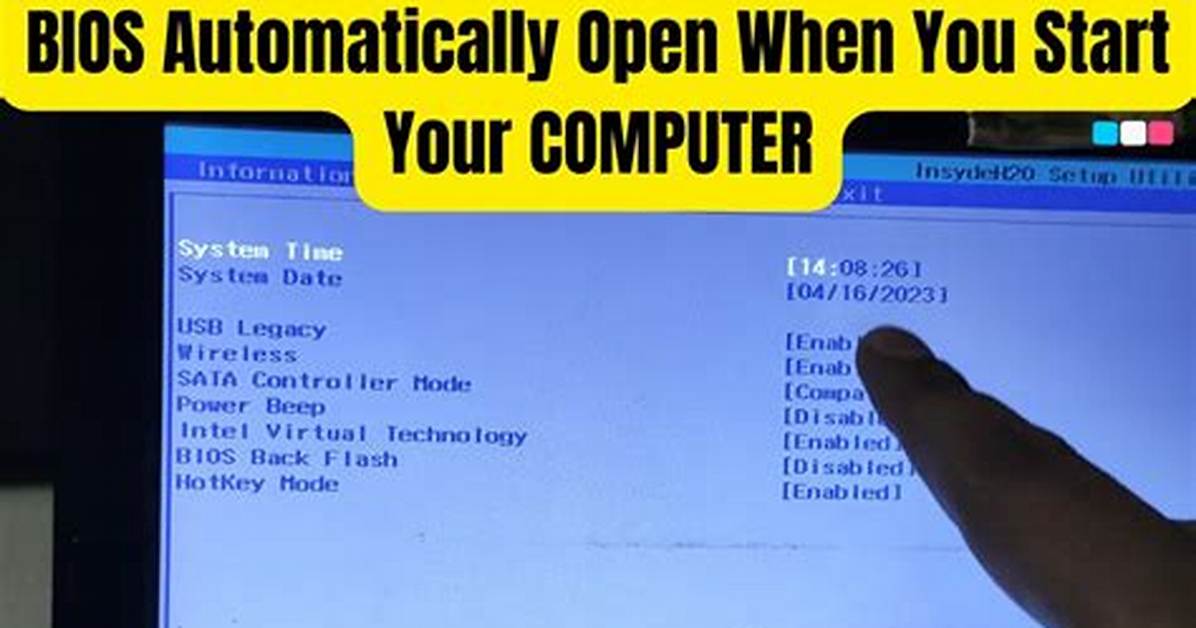 How Do I Turn on Bios Automatically?