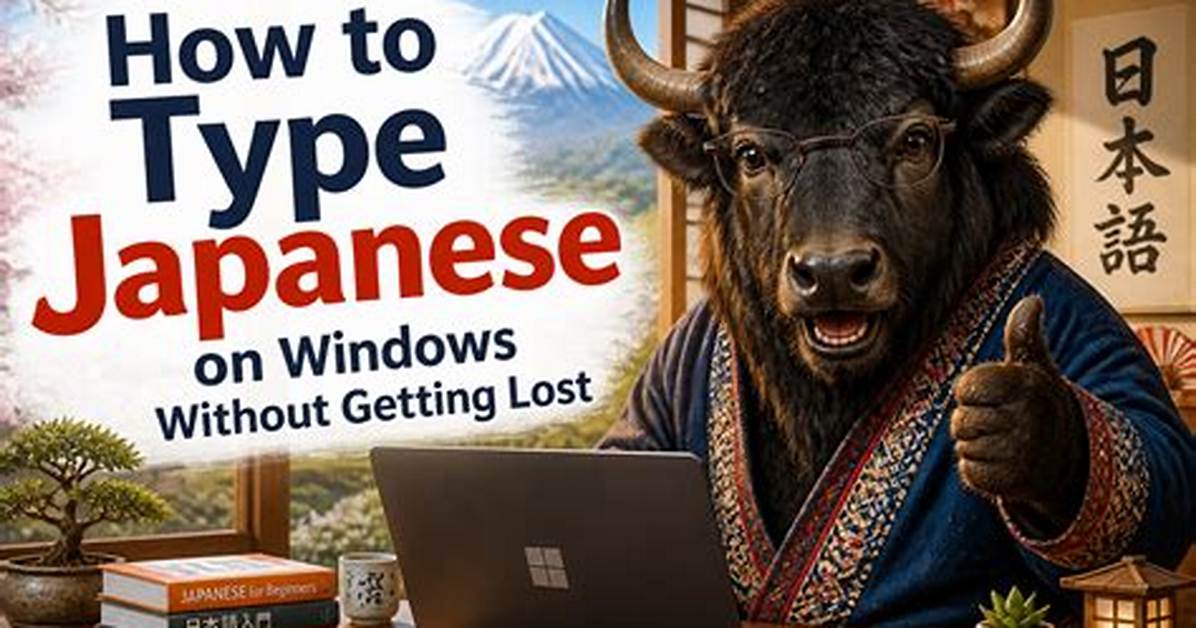 How Do I Type Japanese on Windows 10?