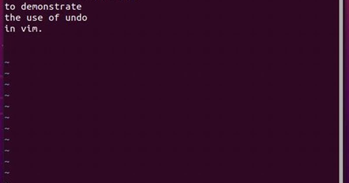 How Do I Undo in Linux?