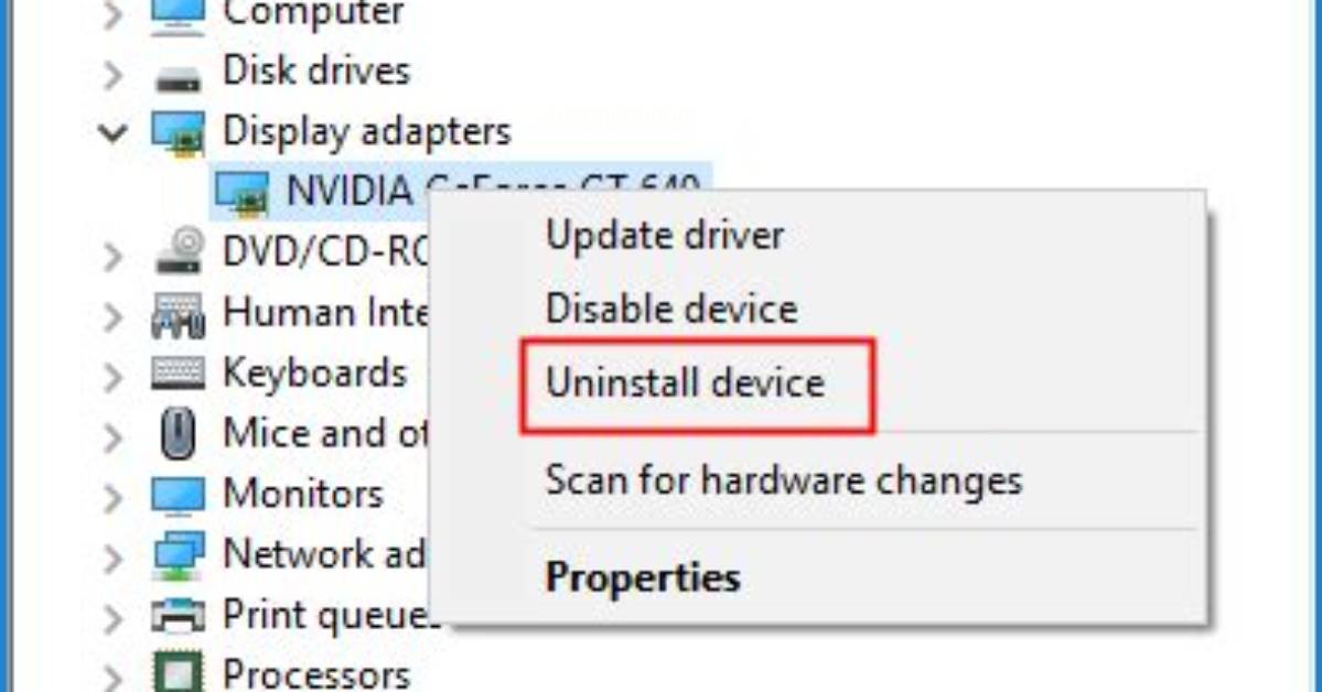 How Do I Uninstall and Reinstall Graphics Drivers Windows 7?