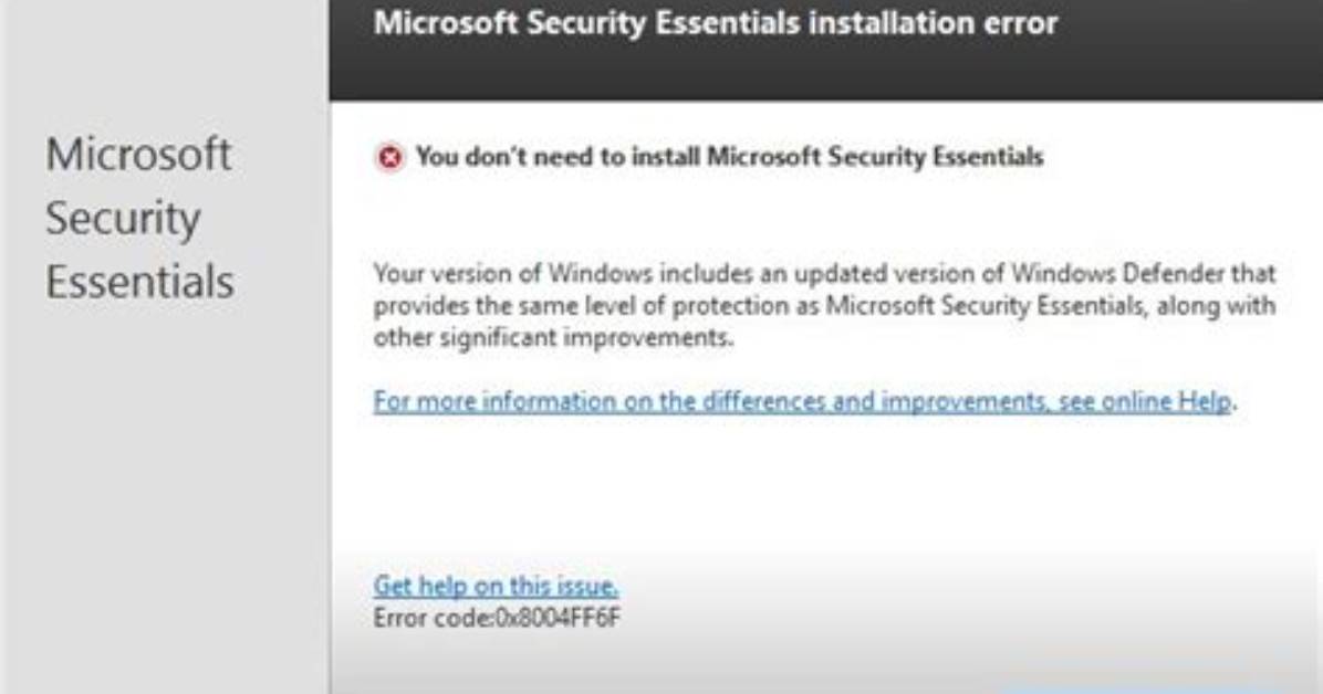 How Do I Uninstall Microsoft Security Essentials on Windows 10?