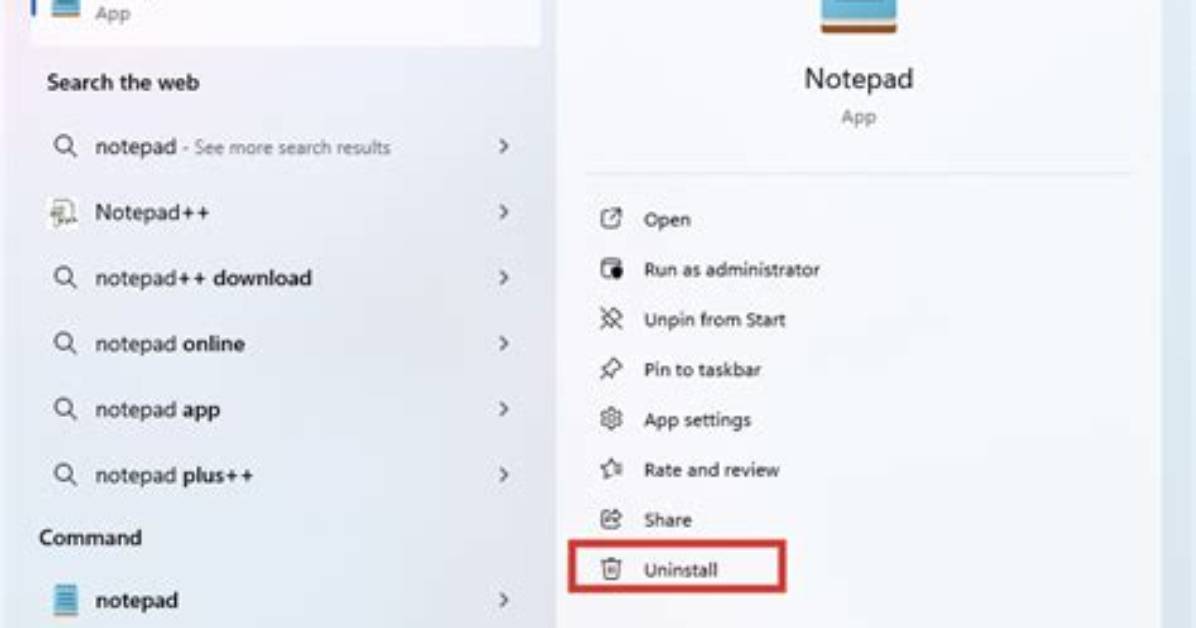 How Do I Uninstall Notepad?