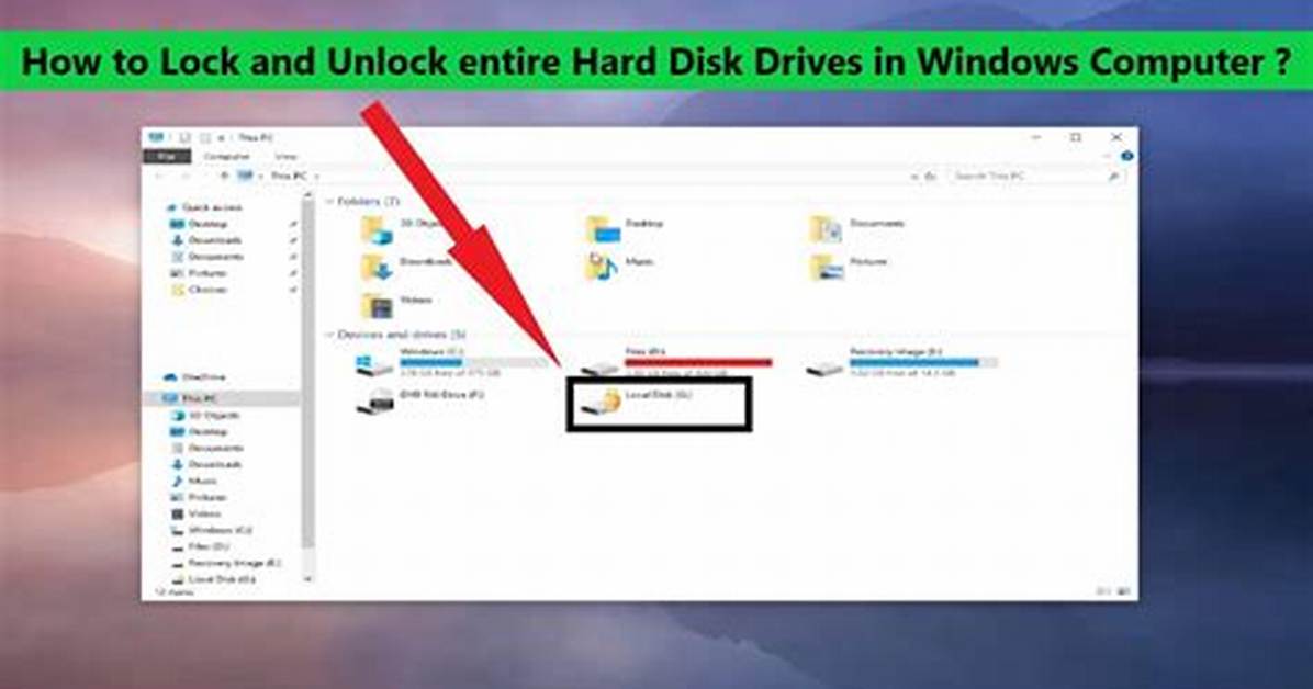How Do I Unlock a Drive in Windows 7?