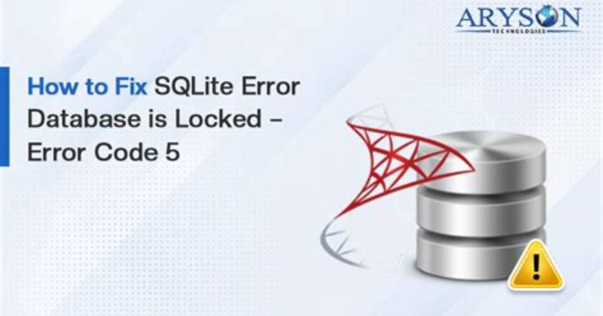 How Do I Unlock a Sqlite Database?
