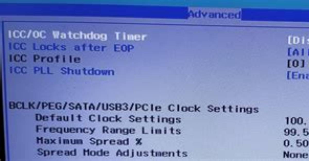 How Do I Unlock Advanced Bios?