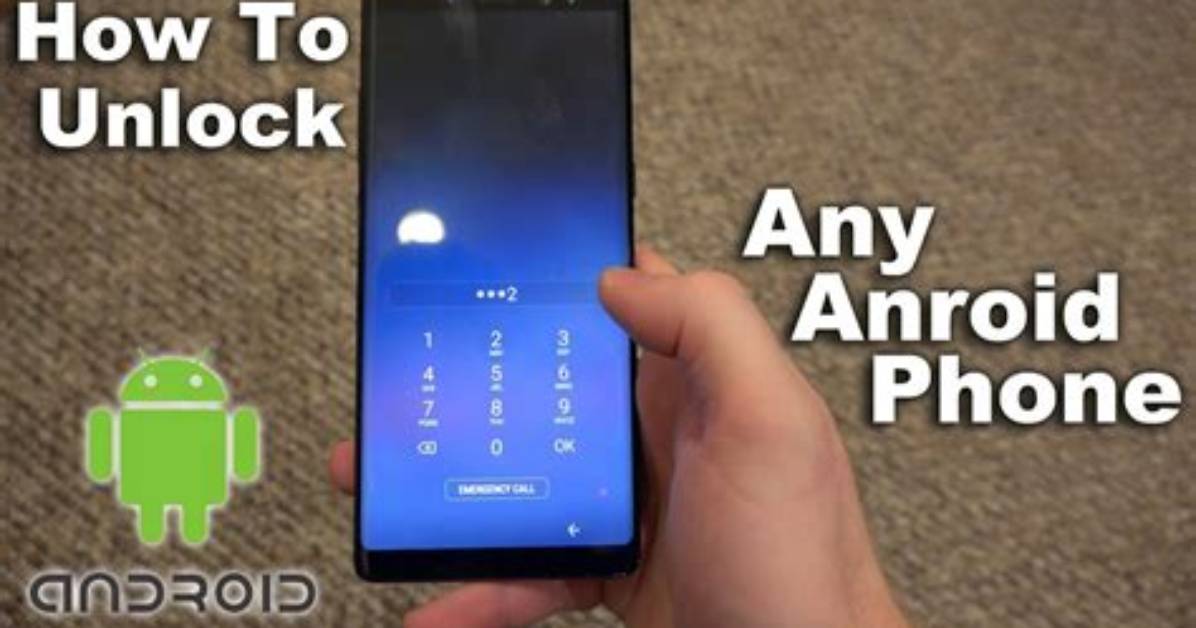 How Do I Unlock My Android After Too Many Pattern Attempts Without Gmail?
