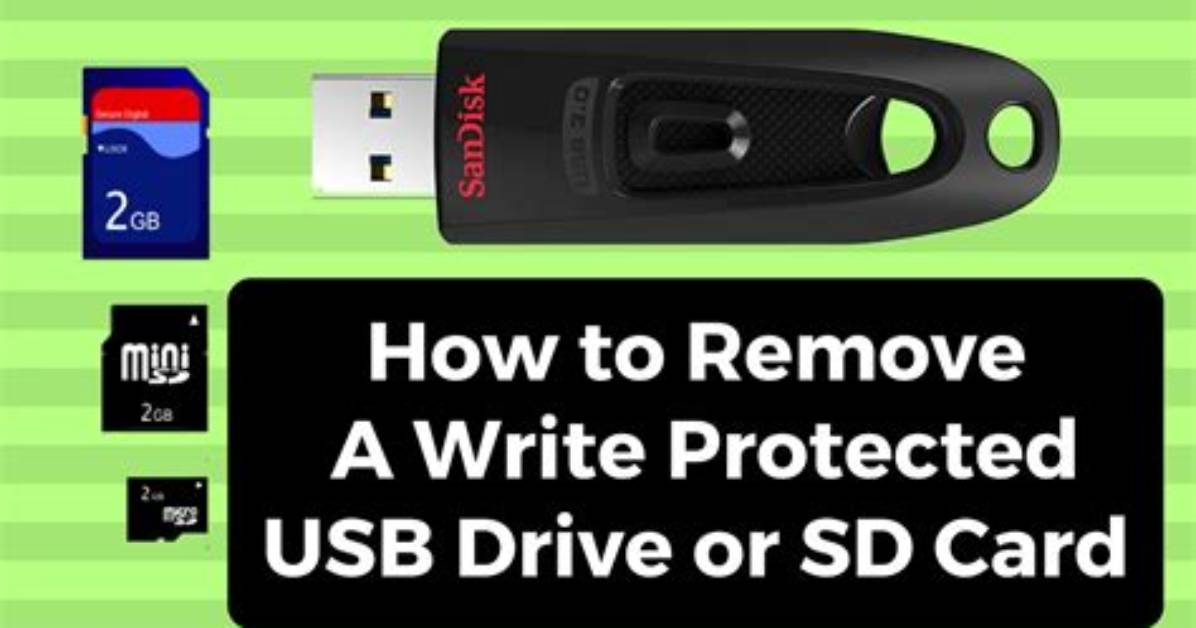 How Do I Unprotect a Usb Drive in Windows 7?