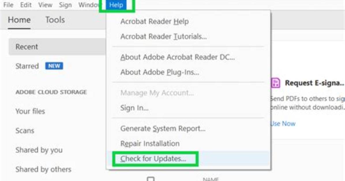 How Do I Update Adobe Reader on Windows 7?