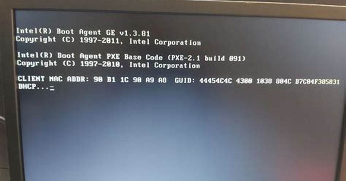 How Do I Update Intel Boot Agent?