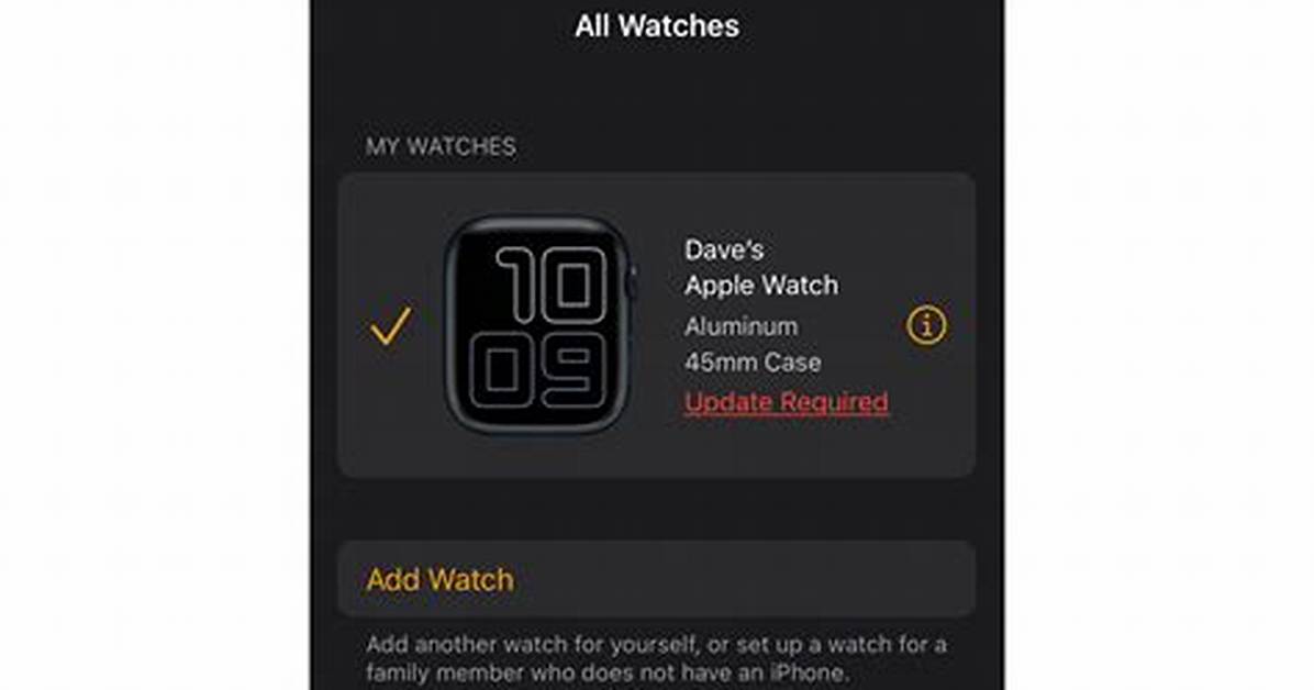 How Do I Update My Apple watchOS 7?