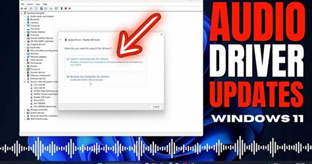 How Do I Update My Audio Drivers Windows 10?