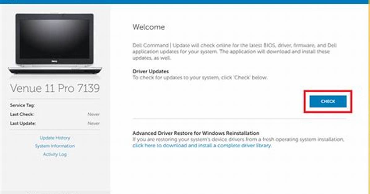 How Do I Update My Dell Drivers Windows 10?