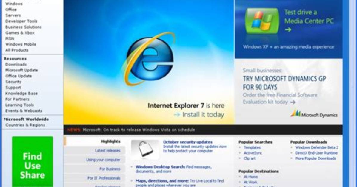 How Do I Upgrade Internet Explorer 64 Bit to Windows 7?