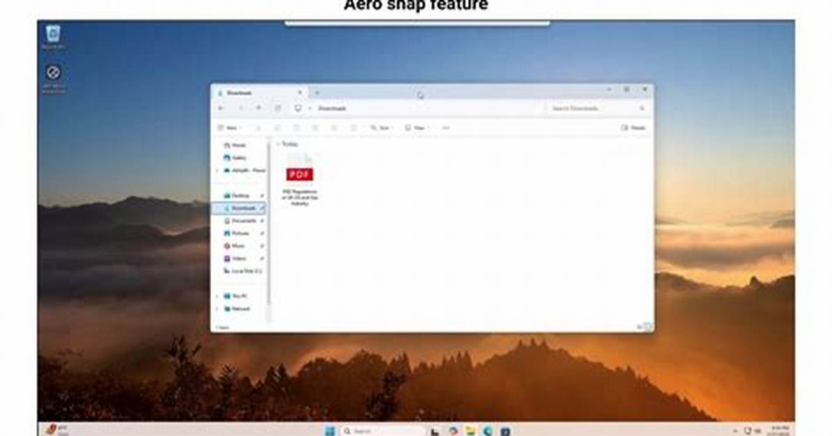 How Do I Use Aero Snap in Windows 7?