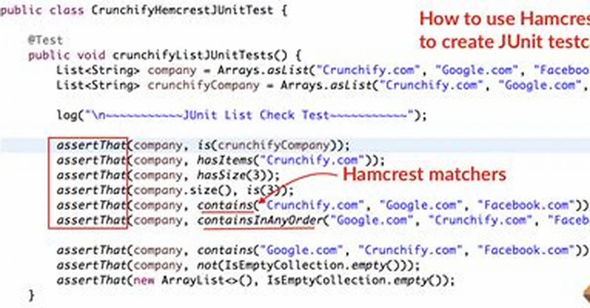 How Do I Use Hamcrest with Junit 5 When Junit 5 Doesn't Have an assertThat() Function?