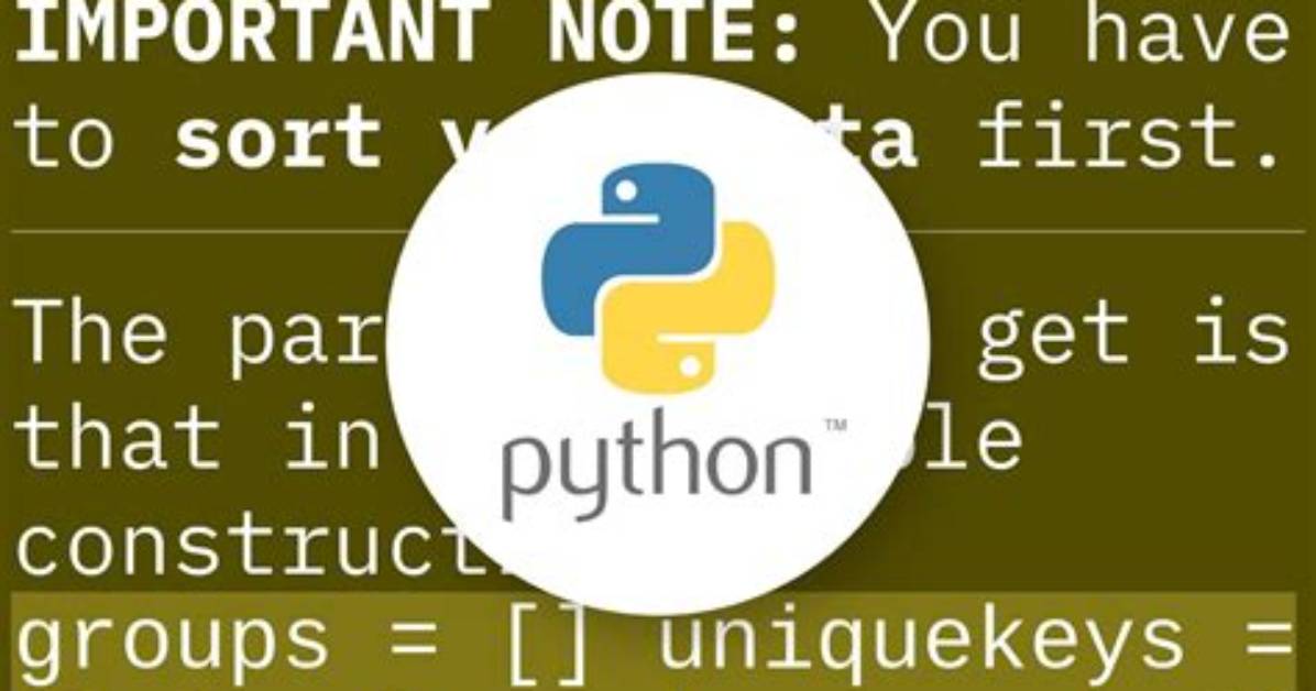 How Do I Use Itertools. Groupby()?