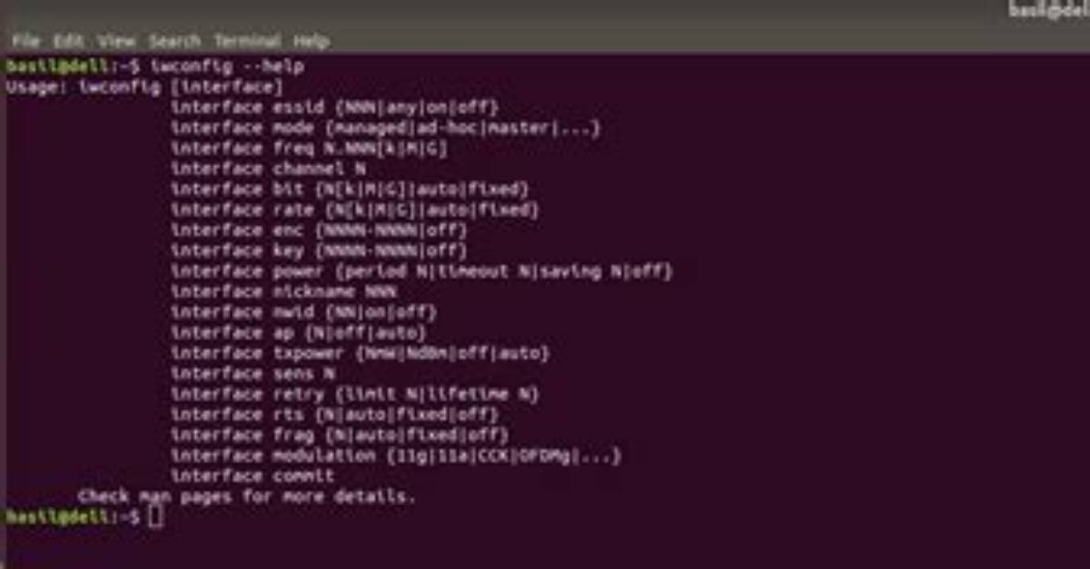 How Do I Use Iwconfig in Linux?