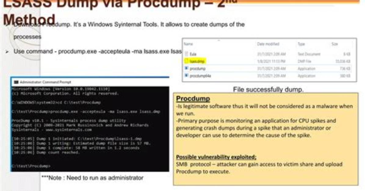 How Do I Use Procdump Tool