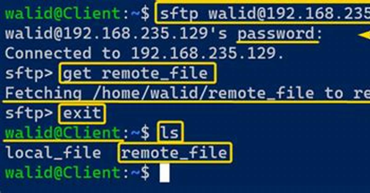 How Do I Use Sftp in Linux?