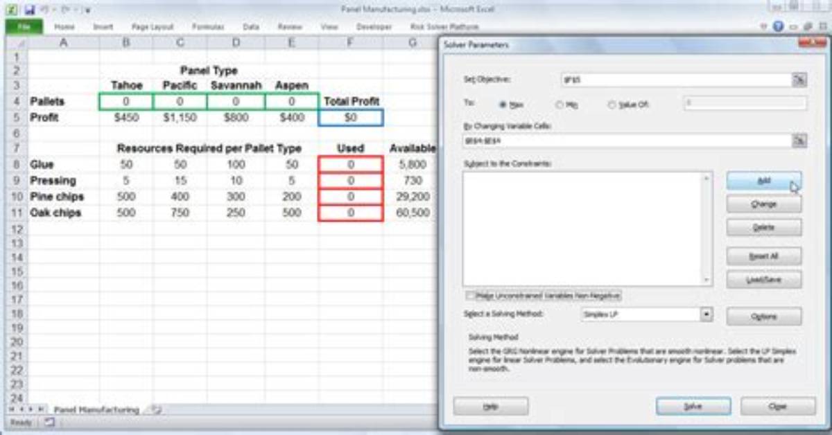 How Do I Use Solver Constraints in Excel?