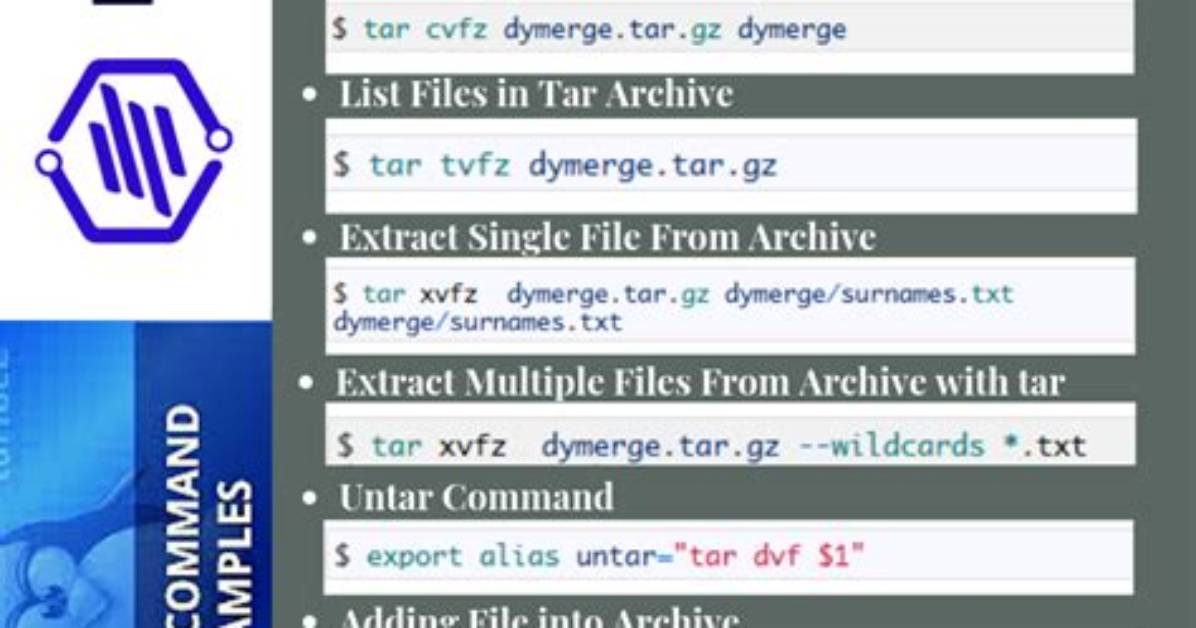 How Do I Use Tar in Linux?