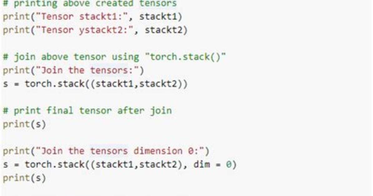How Do I Use Torch. Stack?