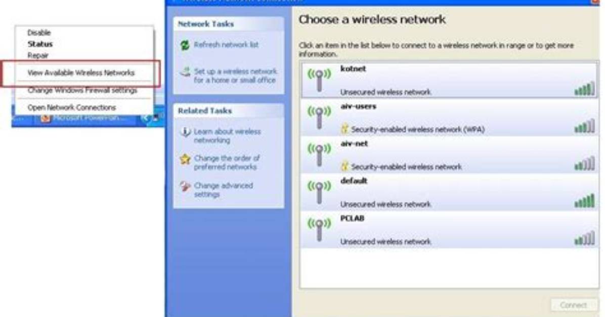 How Do I View Available Wireless Networks in Windows 10?