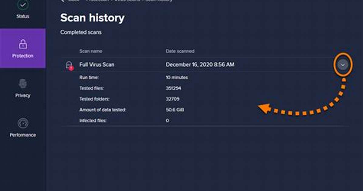 How Do I View Avast Scan History?