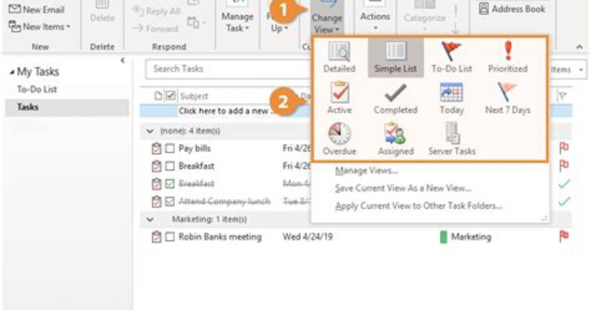 How Do I View Tasks in Outlook?