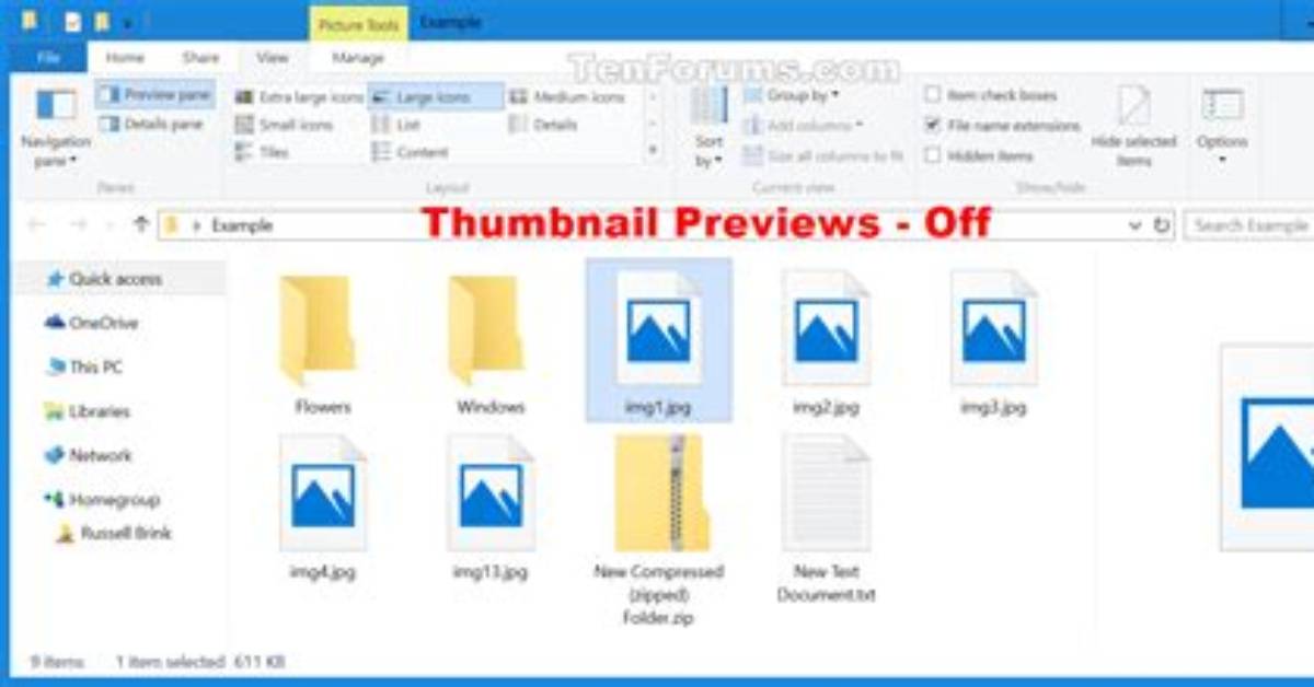 How Do I View Thumbnails in Windows 7?