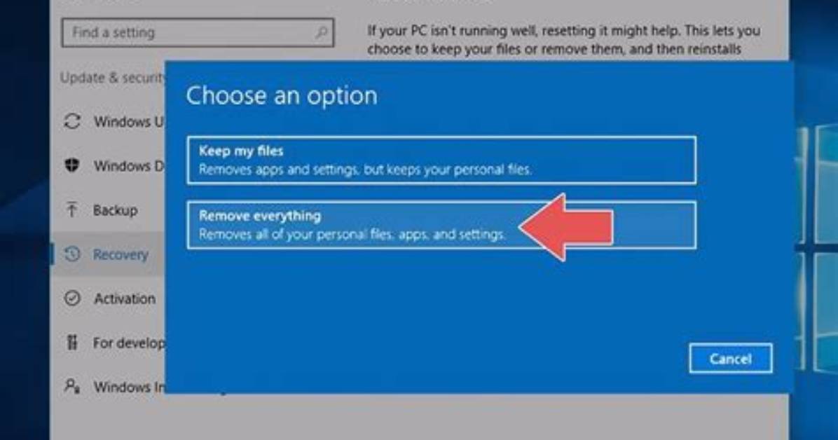 How Do I Wipe My Computer Clean Without Reinstalling Windows?