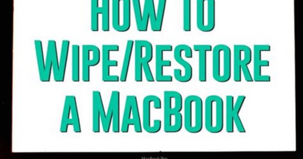 How Do I Wipe My Mac and Install a New Operating System?