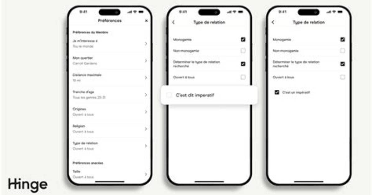 How Do Preferences Work on Hinge?