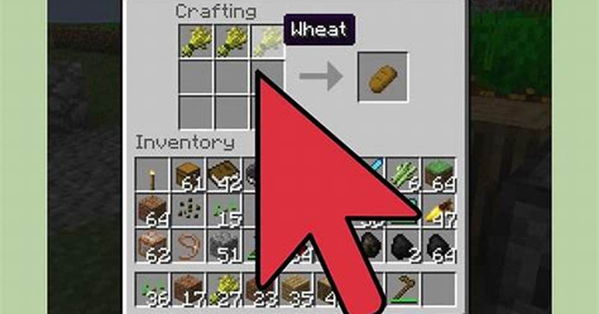 How Do U Make Bread in Minecraft