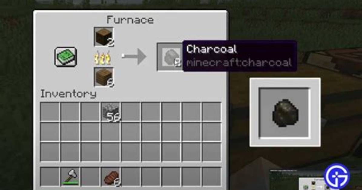 How Do U Make Charcoal in Minecraft