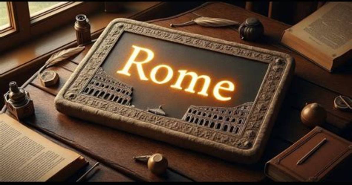 How Do U Spell Rome?
