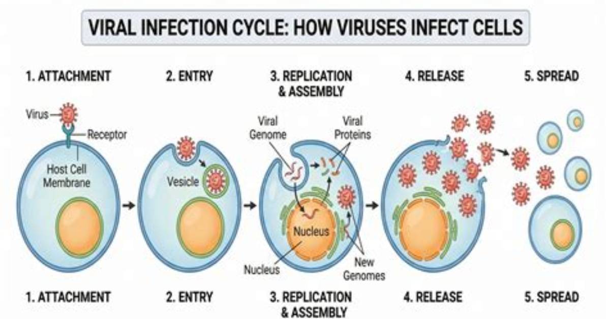 How Do Viruses Infect Cells