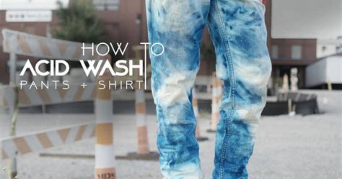 How Do You Acid Wash a Denim Jacket?
