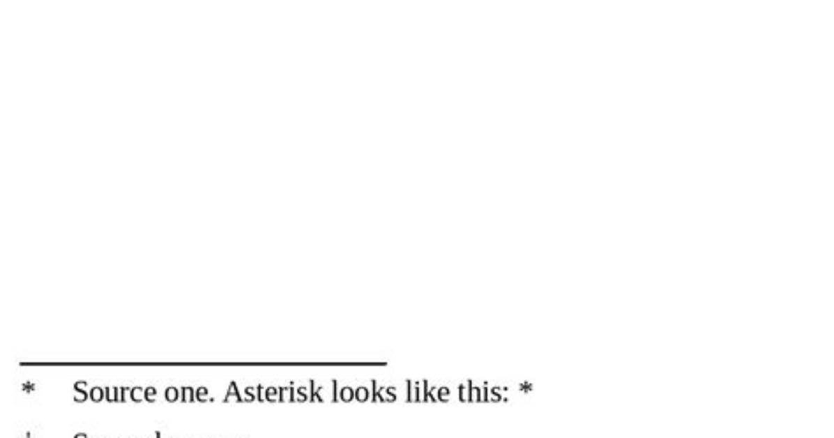 How Do You Add an Asterisk