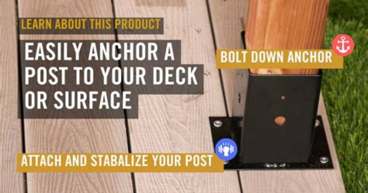 How Do You Anchor a Post to Pavers?