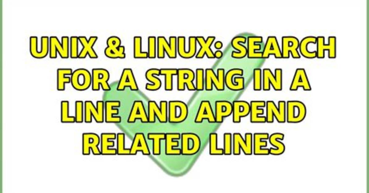 How Do You Append in Unix?