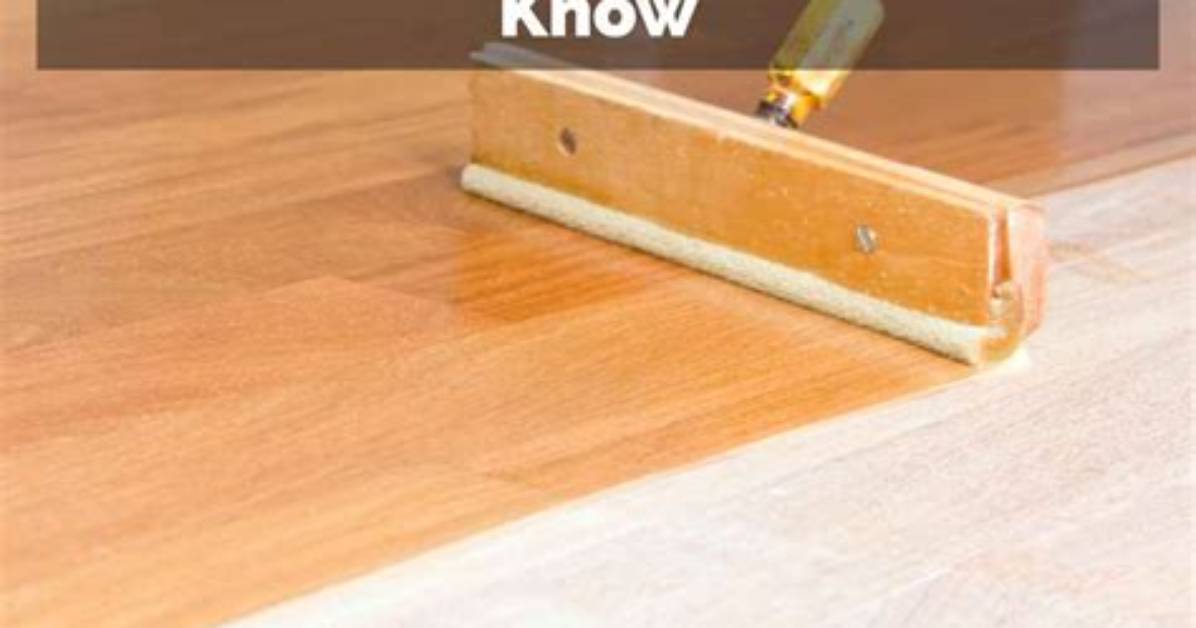 How Do You Apply Polyurethane to Float?