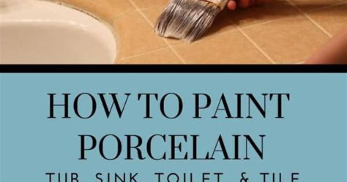 How Do You Apply Porcelain Paint?