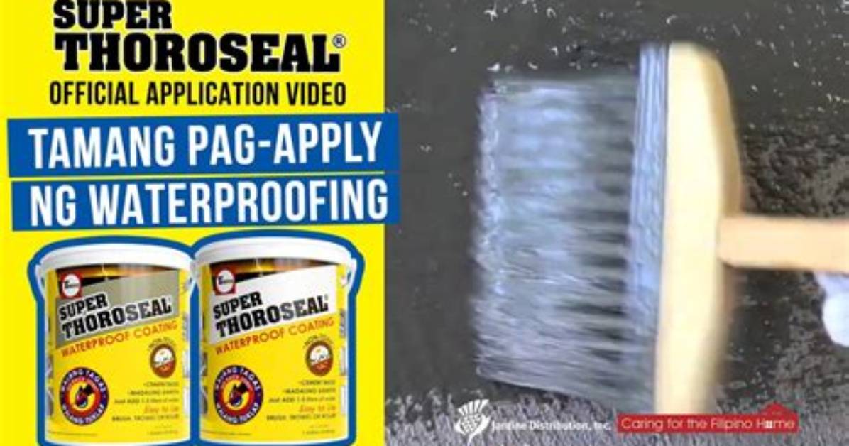 How Do You Apply Thoroseal Waterproofing