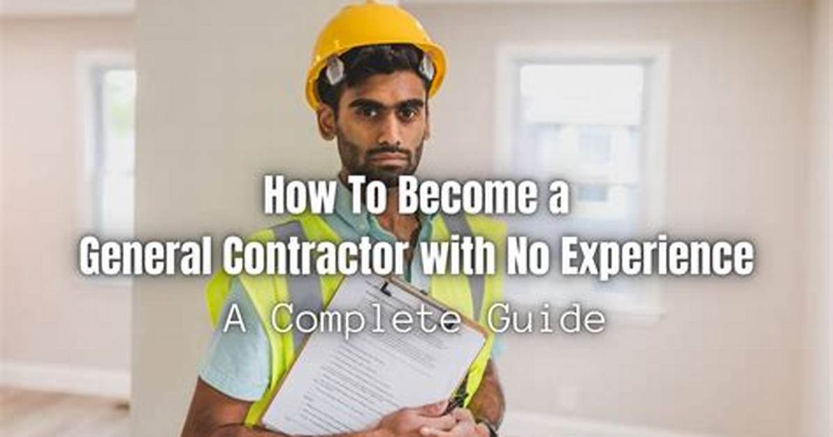 How Do You Become a Contractor for Homes