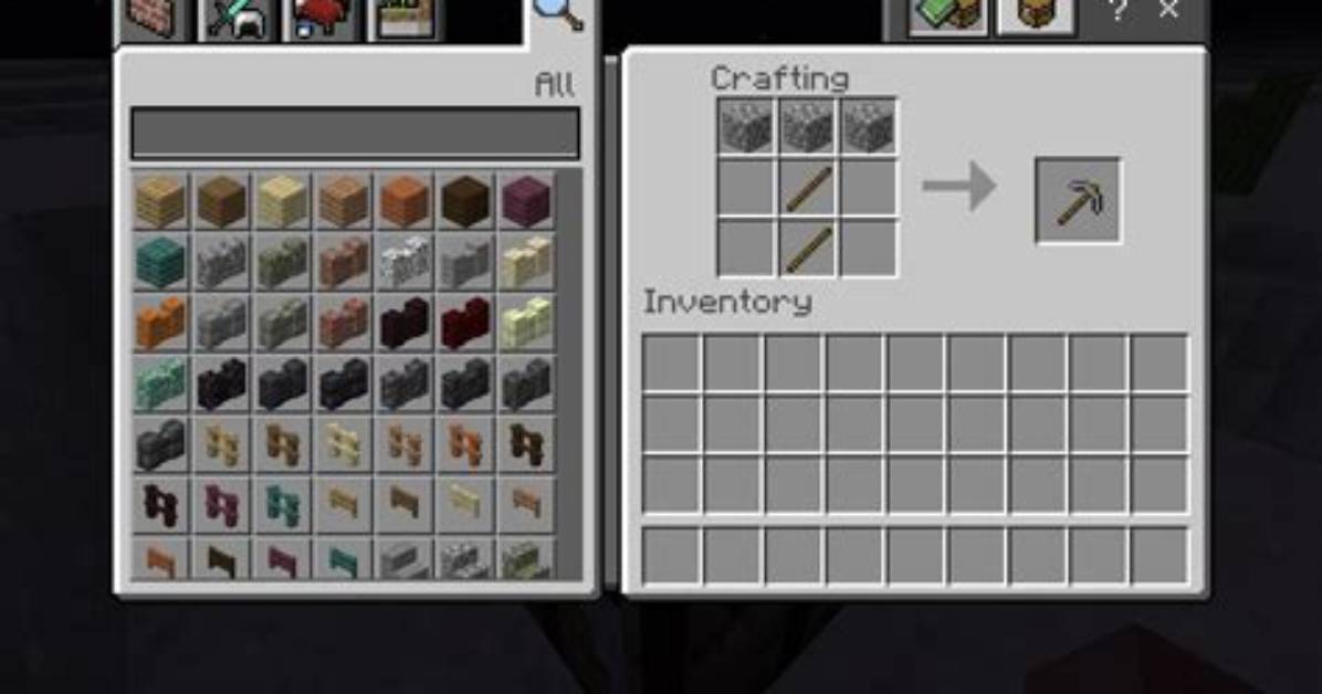 How Do You Build a Pickaxe in Minecraft