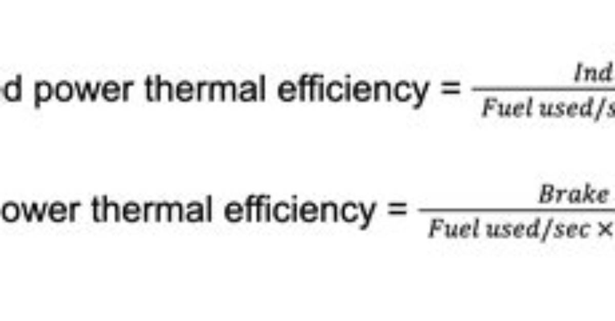 How Do You Calculate Brake Efficiency?