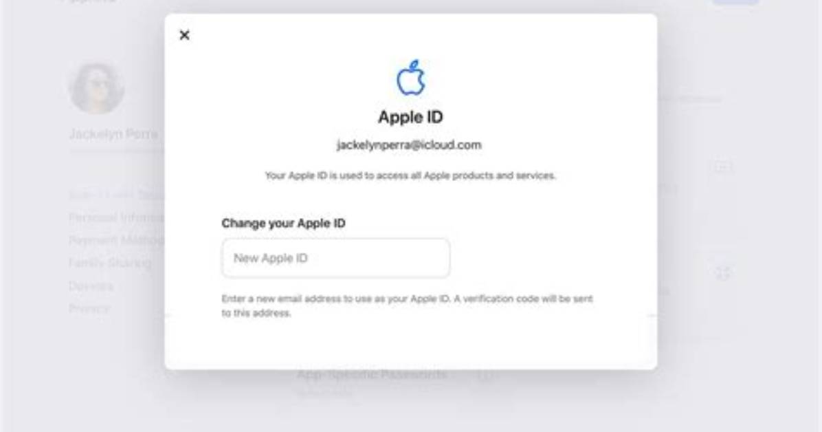 How Do You Change Apple Id