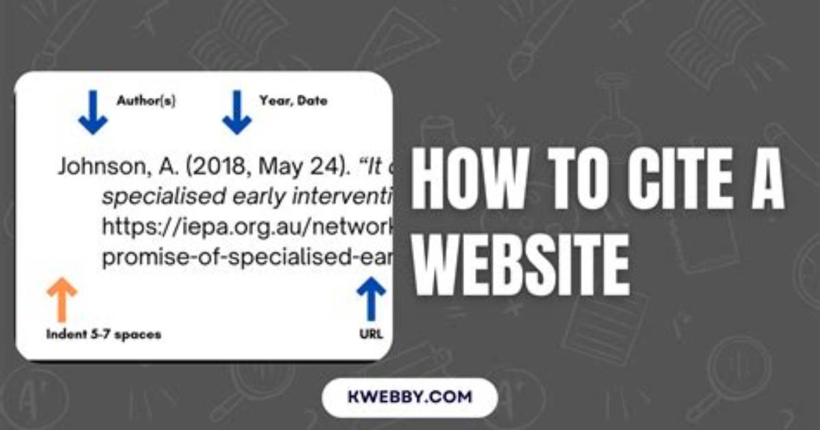 How Do You Cite a Website with No Author or Page Number Mla?